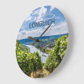 Longuich Moselle Vineyard Panorama Duitsland Grote Klok (Hoek)