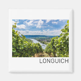 Longuich Moselle Vineyard Panorama Duitsland Magneet