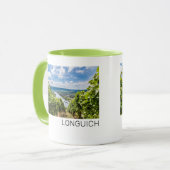 Longuich Moselle Vineyard Panorama Duitsland Mok (Voorkant links)