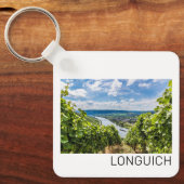 Longuich Moselle Vineyard Panorama Duitsland Sleutelhanger (Voorkant)