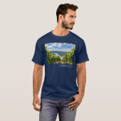 Longuich Moselle Vineyard Panorama Duitsland T-shirt (Voorkant volledig)