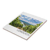 Longuich Moselle Vineyard Panorama Duitsland Tegeltje (Zijkant)