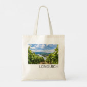 Longuich Moselle Vineyard Panorama Duitsland Tote Bag (Achterkant)