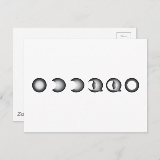 longverduistering briefkaart (Voorkant / Achterkant)