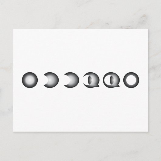 longverduistering briefkaart (Voorkant)