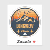 Longview, Alberta Sticker (Vel)