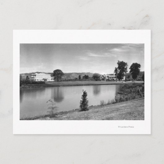 Longview, foto van de WA Town Uitzicht Lake Sacaja Briefkaart (Voorkant)
