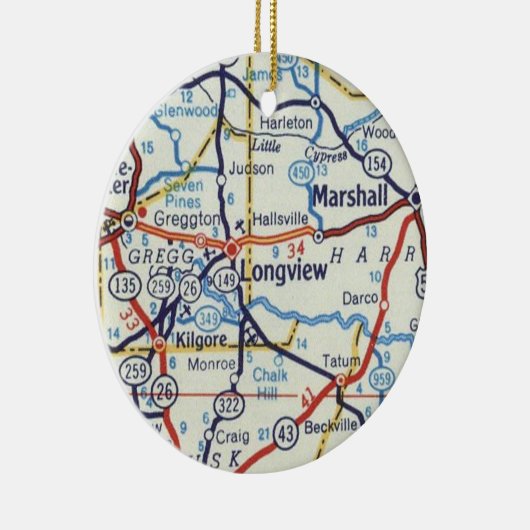 Longview & Marshall Texas Christmas Ornament (Rechts)