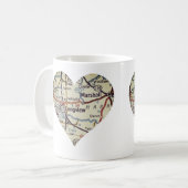 Longview TX  kaart Koffiemok (Voorkant links)