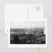 Longview, WA-Uitzicht van Long-Bell Lumber Co Briefkaart (Voorkant / Achterkant)