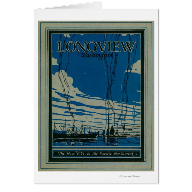 Longview, Washington Adverteren Poster (Voorkant)
