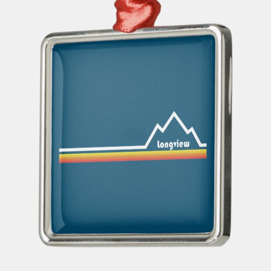 Longview Washington Metalen Ornament (Links)