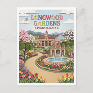 Longwood Gardens Kennett Square Pennsylvania Briefkaart