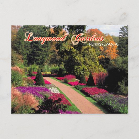 Longwood Gardens, Pennsylvania Briefkaart (Voorkant)