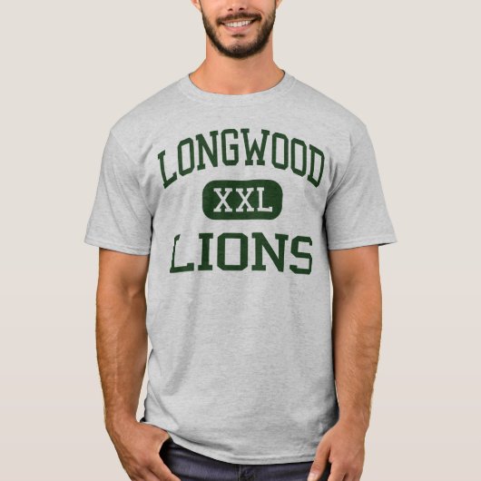 Longwood - Lions - High-Middle Island New York T-shirt (Voorkant)