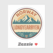 Longyearbyen, Noorwegen Norway Sticker (Vel)