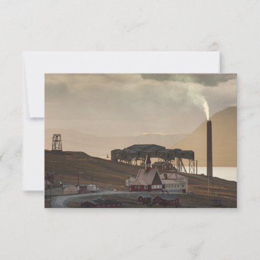 Longyearbyen Svalbard Kaart (Voorkant)