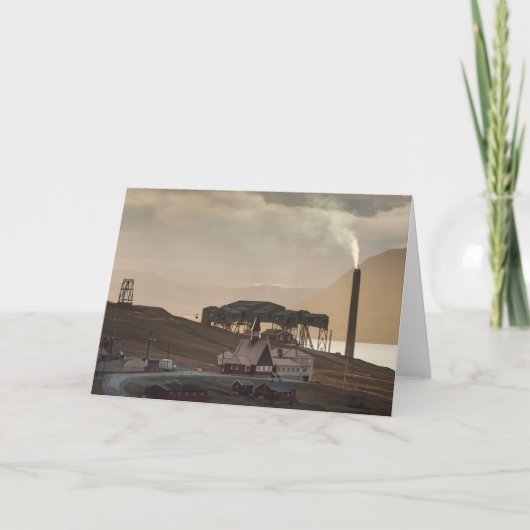 Longyearbyen Svalbard Kaart (Voorkant)