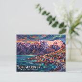 Longyearbyen, Svalbard Noorwegen Briefkaart (Staand voorkant)