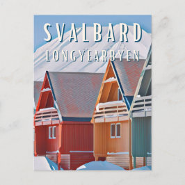 Longyearbyen, waar de natuur haar rechten herovert briefkaart