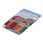 Longyearbyen, waar de natuur haar rechten herovert magneet (Linkerzijde)