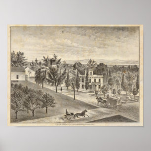 Loningen, boerderij poster