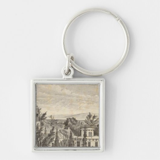 Loningen, boerderij sleutelhanger (Voorkant)