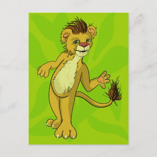 Lonny Lion Briefkaart (Voorkant)