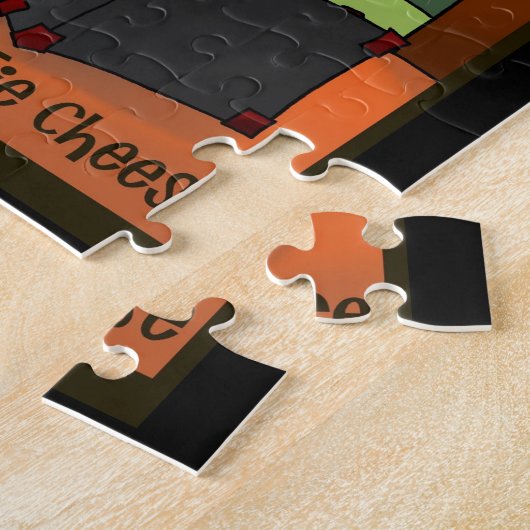 Lonons Times Cartoons Tai Chi Funny Jigzaag Puzzle Legpuzzel (Zijkant)