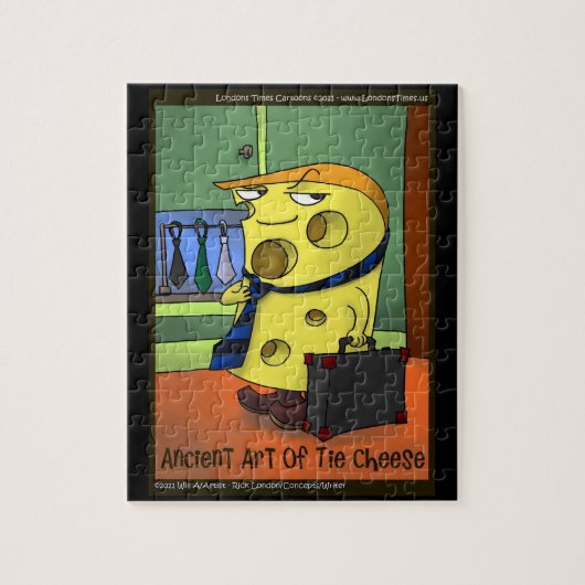 Lonons Times Cartoons Tai Chi Funny Jigzaag Puzzle Legpuzzel (Verticaal)