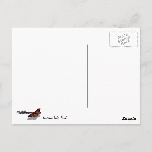 Lonous Lake Trail Briefkaart (Achterkant)