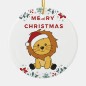 Lons keramiek winterdieren Lons keramisch O Keramisch Ornament (Voorkant)