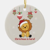 Lons keramiek winterdieren Lons keramisch O Keramisch Ornament (Voorkant)