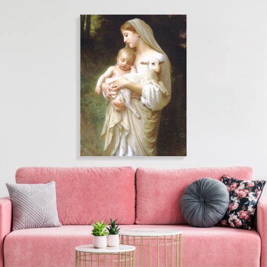 L'onschuld Canvas Afdruk (Insitu (Woonkamer))