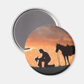 Lonyal Cowboy Magneet (Voorkant / Achterkant)