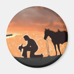 Lonyal Cowboy Magneet