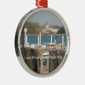 Lonz Winery-kerstversiering Metalen Ornament (Rechts)