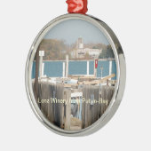 Lonz Winery-kerstversiering Metalen Ornament (Links)