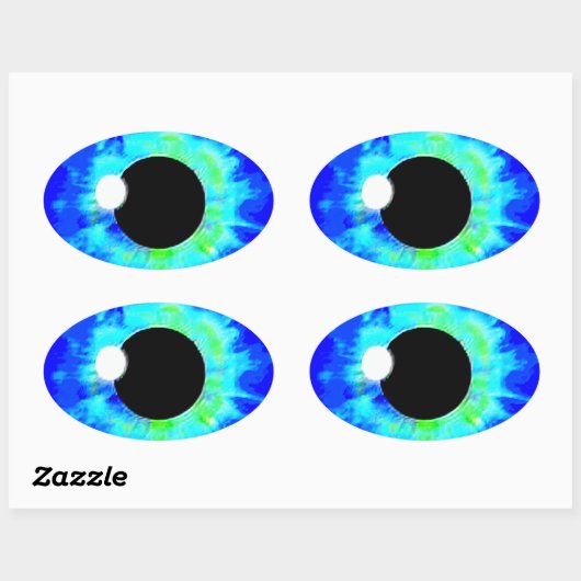 LOOCKY EYE OVALE STICKER (Vel)