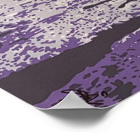 "Lood" afdrukken Poster (Hoek)