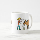 Lood een paard naar water koffiemok (Voorkant rechts)