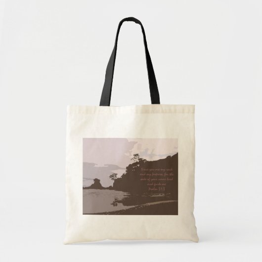 Lood en gids voor mij - Psalm 31:3 Tote Bag (Voorkant)