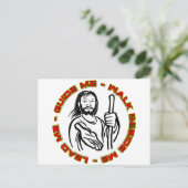 Lood me gids die me naast me loopt briefkaart (Staand voorkant)