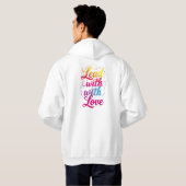 Lood met liefde hoodie (Achterkant volledig)