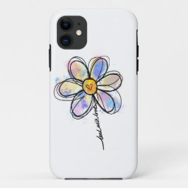 Lood met liefde, waterverf abstracte maaltijd Case-Mate iPhone case
