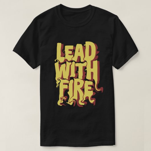 Lood met vuur T-shirt (Design voorkant)