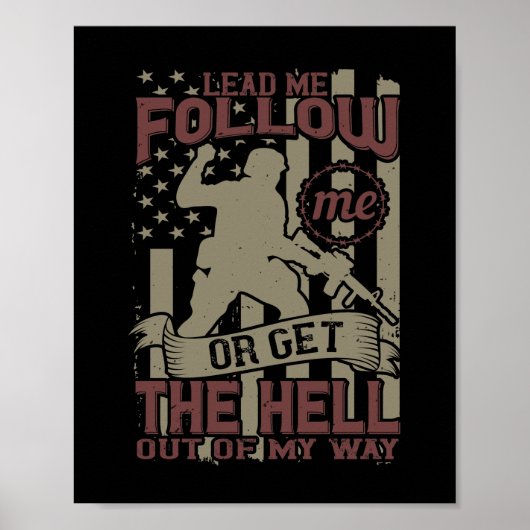 Lood mij, volg me poster (Voorkant)