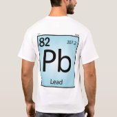 Lood (Pb) Element T-Shirt (Achterkant)
