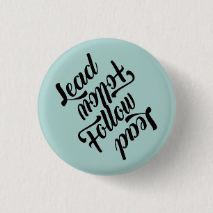 Lood volgen, Lood volgen - Schakelaar, Blauw van P Ronde Button 3,2 Cm