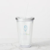 LoodAbrede tumbler Acryl Drinkbeker (Achterkant)